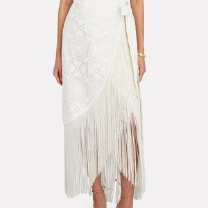 AZULU | Grassland Fringed Lace Skirt | New with tag! | SMALL |